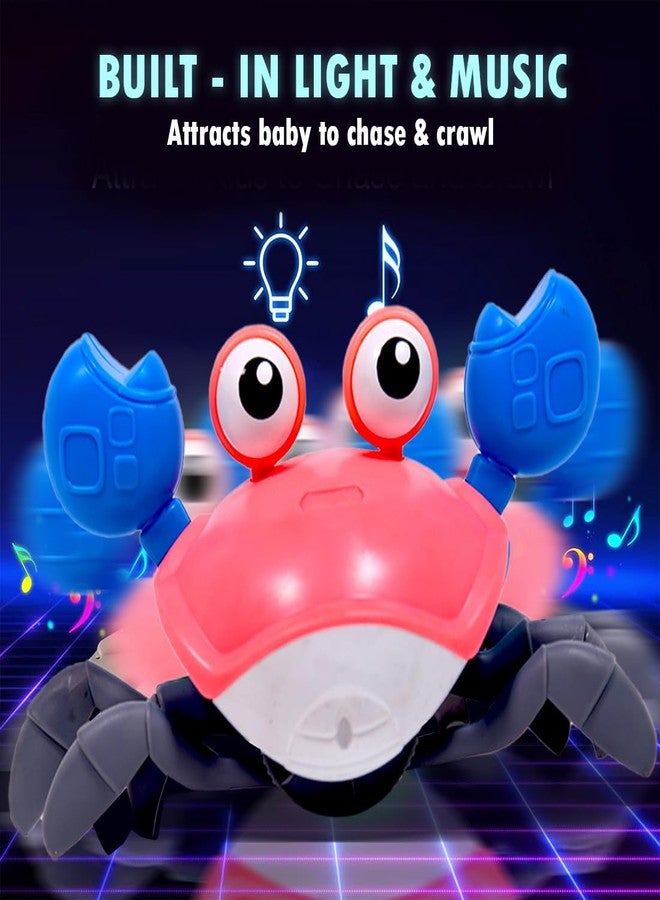 Wembley Musical Baby Gift Toys for Kids 1-3 Years Learning Activity Cube Preschool Early Brain Development Educational Interactive Game Dancing Moving Walking Sensory Crawling Crab,multicolor - Image 5